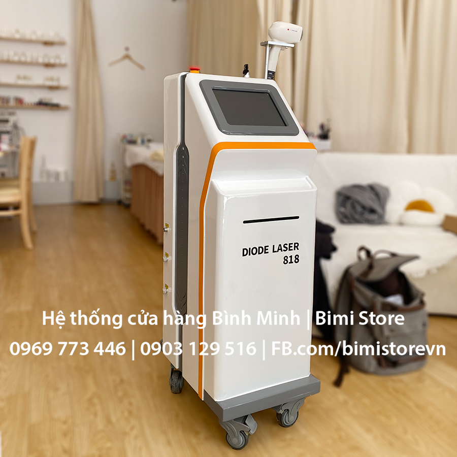may triet long nang luong cao diode laser 818